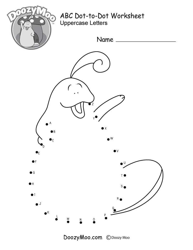 Worksheet Dot To Dot