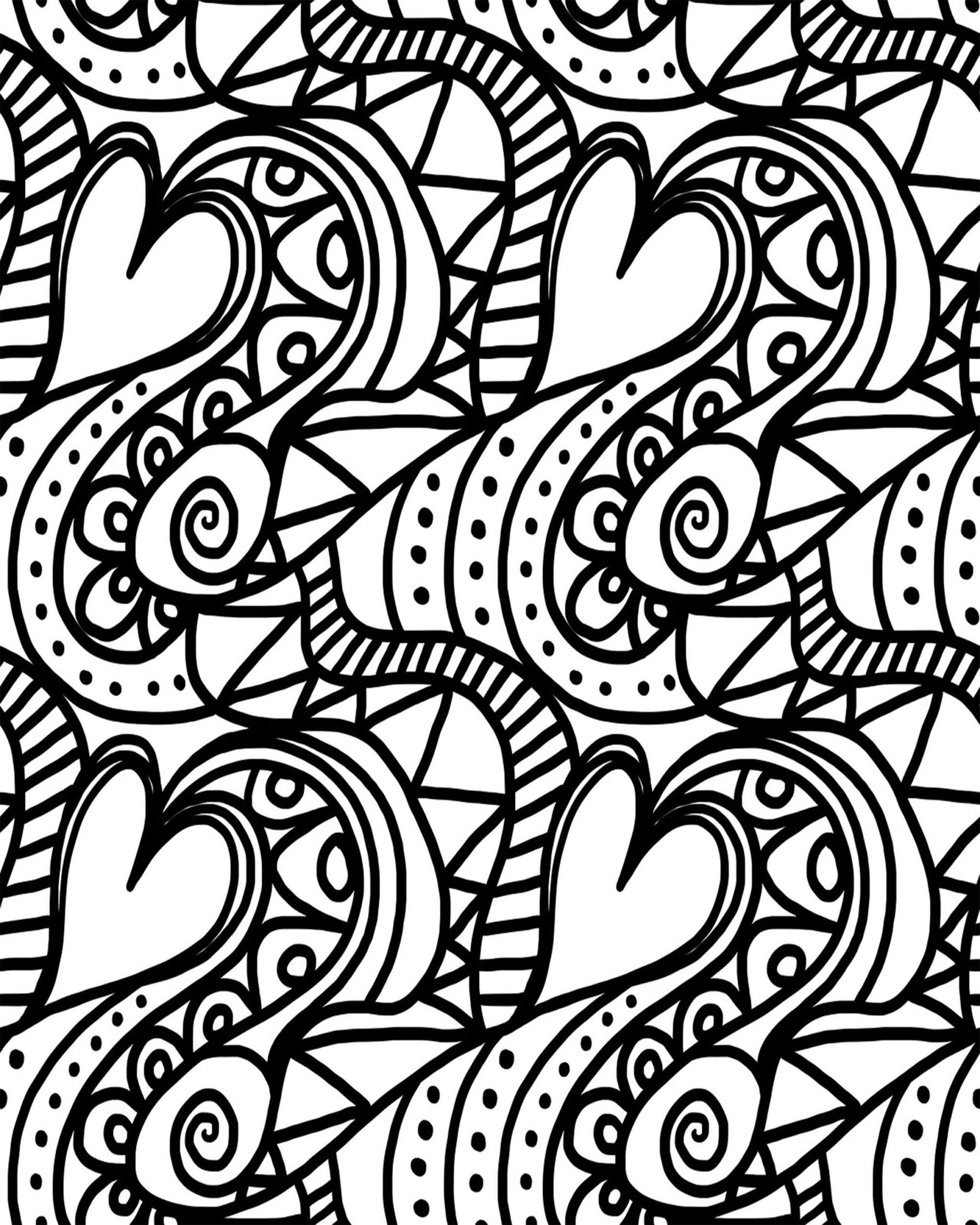 valentines day coloring sheets