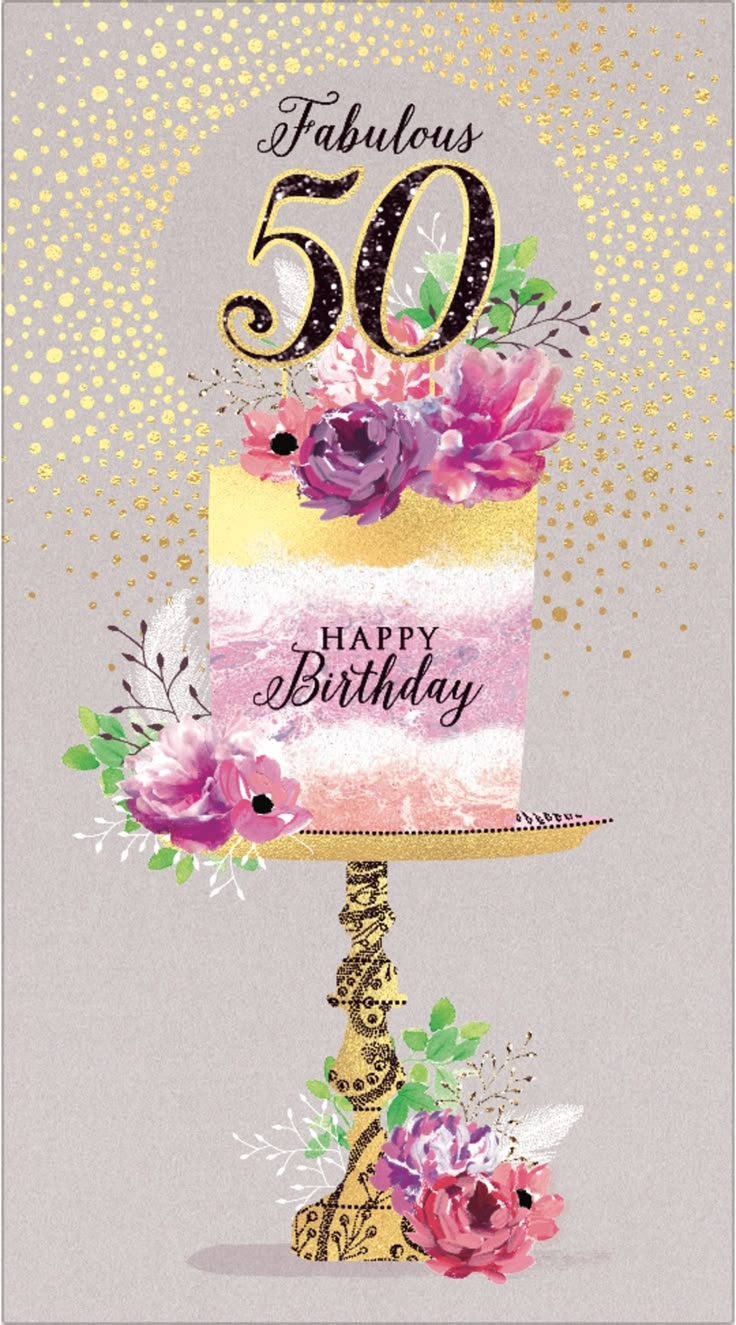 Woman 50th Birthday Wishes