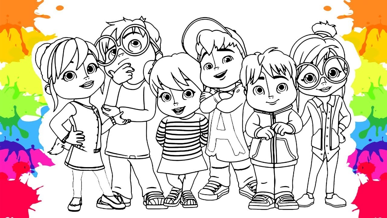 Alvin And The Chipmunks Alvin Coloring Pages For Kids YouTube Alvin And The Chipmunks Alvin Coloring Pages For Kids YouTube