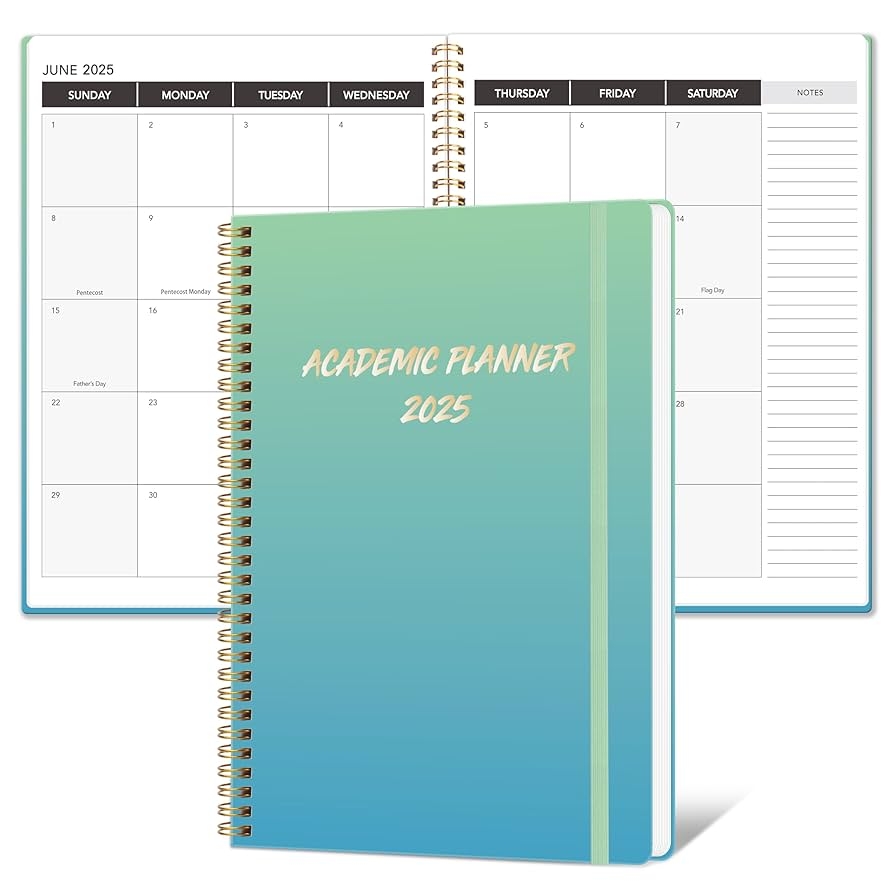 Amazon 2025 Planner Calendar 12 Month Daily Weekly And Monthly Planner JAN 2025 DEC 2025 8 5 11 Large Academic Planner For Women Spiral Planners Notebook Ideal School Office Supplies Office Products