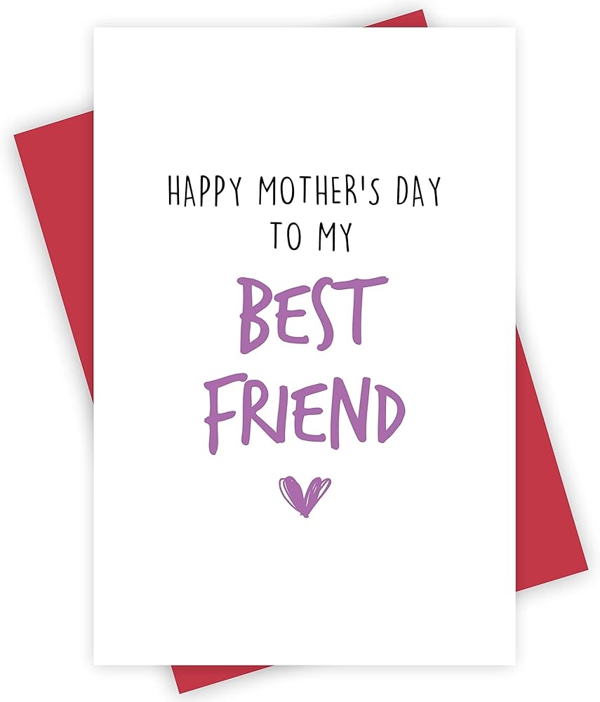 Amazon Alzombi Happy Mother s Day Card Best Friend Moms Day Greeting Card Funny Card For Mom From Daughter Son Office Products