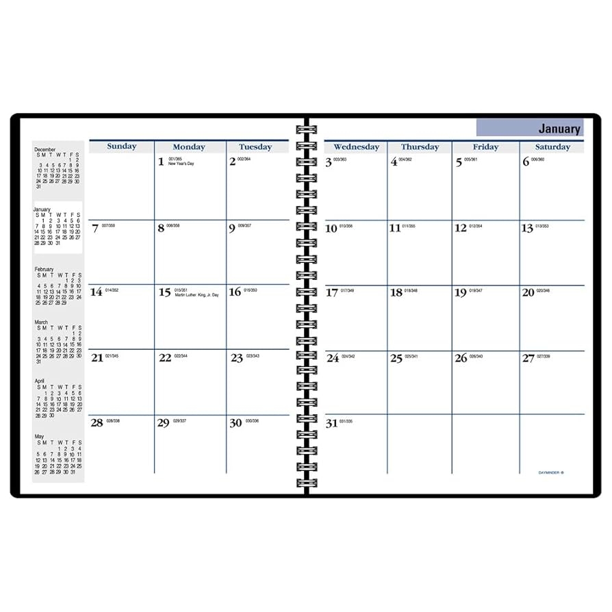 month at a glance planner