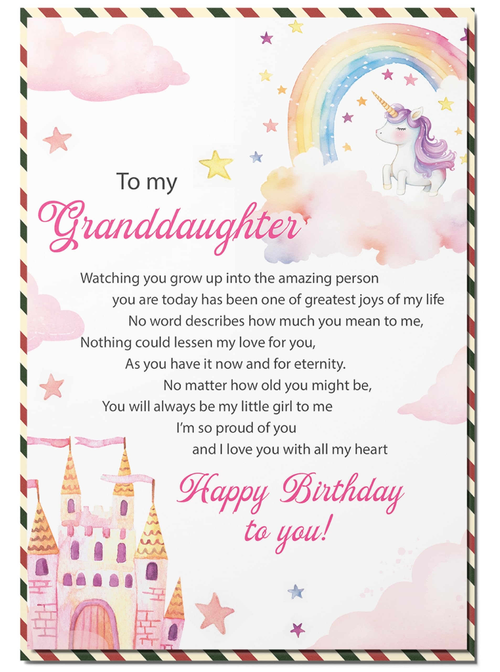 Birthday Wishes To Granddaughter From Grandmother