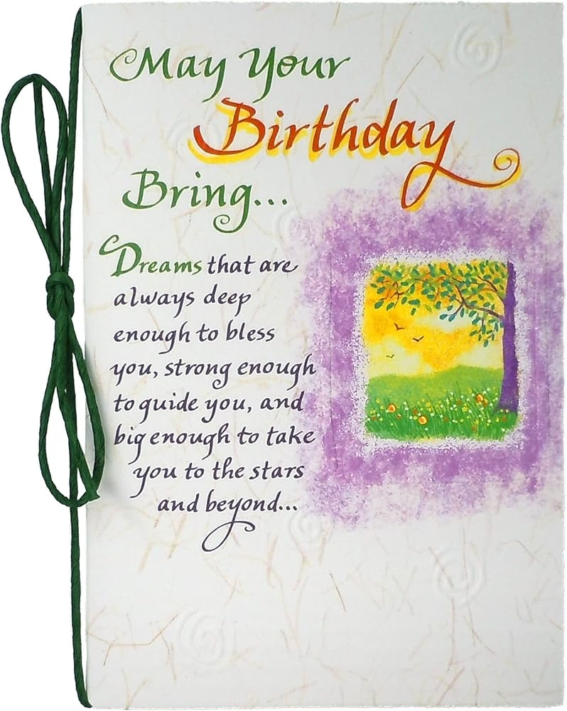Amazon Blue Mountain Arts Birthday Card Birthday Wishes For A Friend Family Member Or Someone Special In Your Life May Your Birthday Bring Office Products