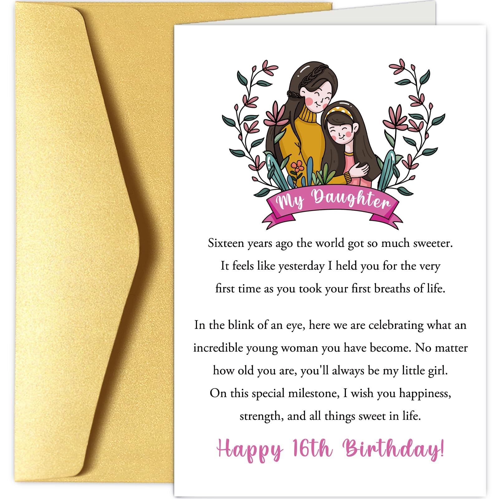Sweet 16 Birthday Wishes For Daughter