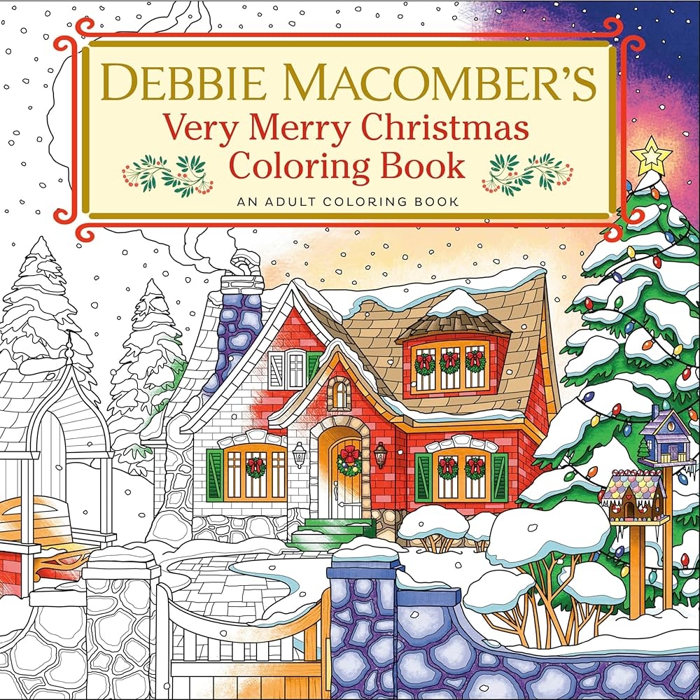 Amazon Debbie Macomber s Very Merry Christmas Coloring Book An Adult Coloring Book 9780593496466 Macomber Debbie Books