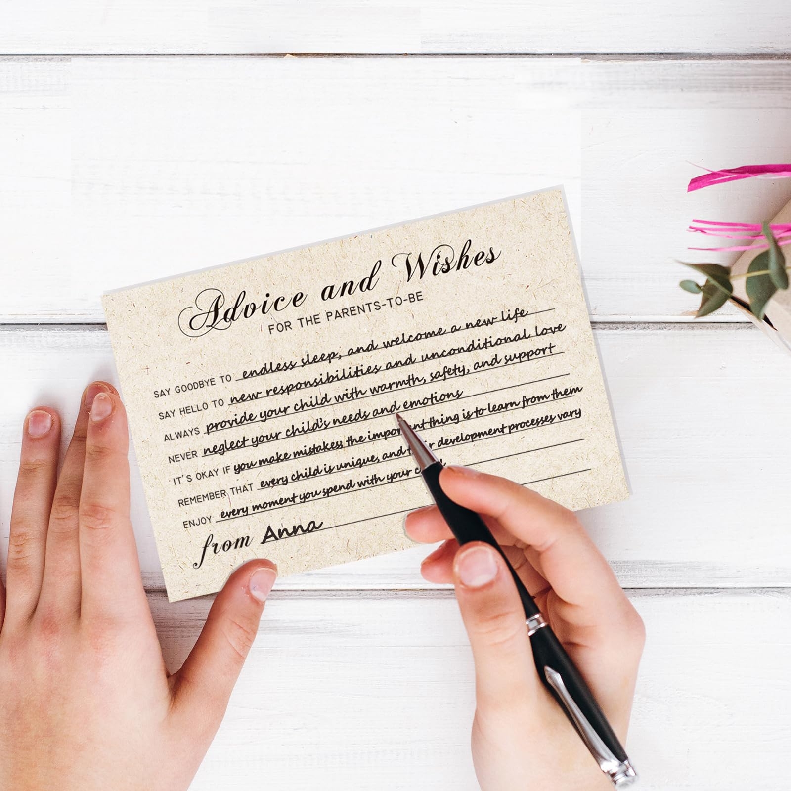 Amazon Fibevon Advice And Wishes Cards For The Parents to Be 50 Pcs Baby Shower Advice Cards Great Mother to Be Father to Be Advice Collection For New Parents Home Kitchen