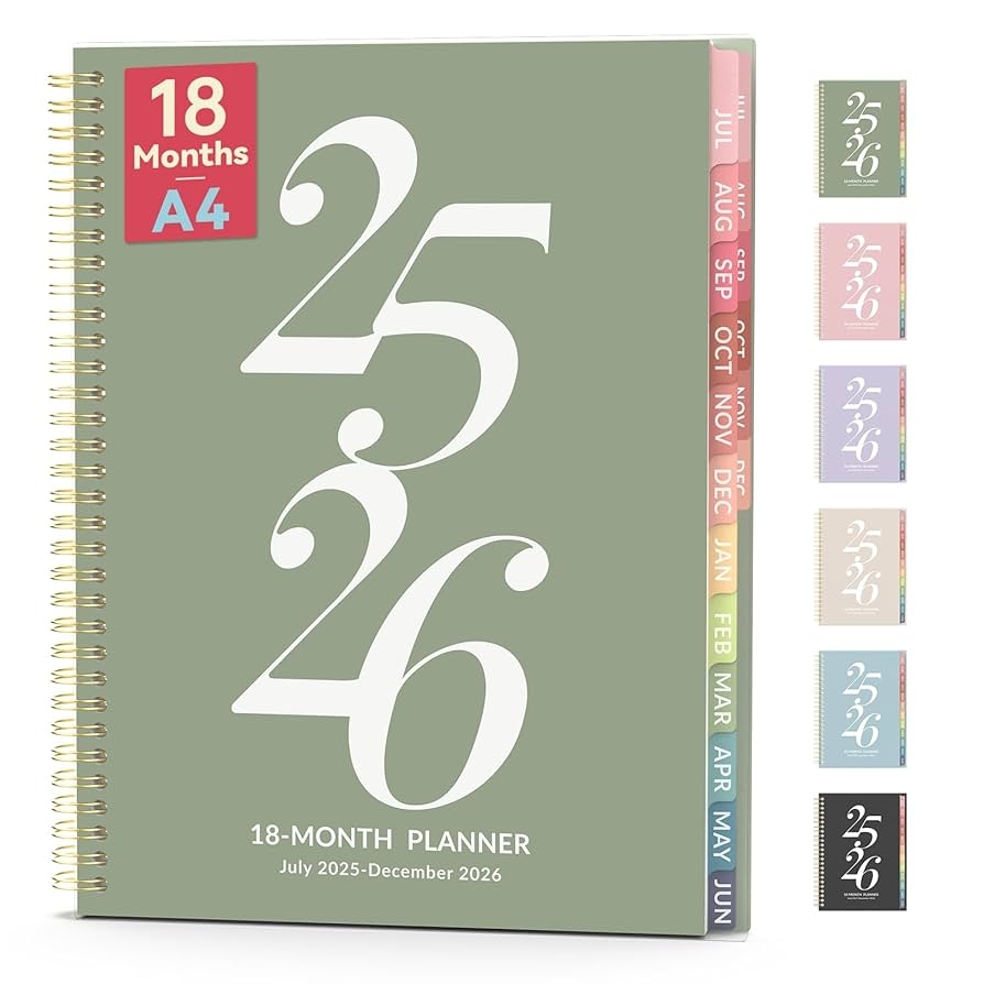 monthly planner 2025 to 2026