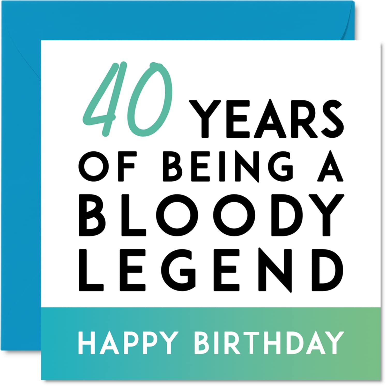 Amazon Funny 40th Birthday Card For Men Women Being A Legend Forty Fortieth Happy Birthday Card For Him Her Mom Dad Papa Pops Brother Sister Cousin Friend 5 7 X