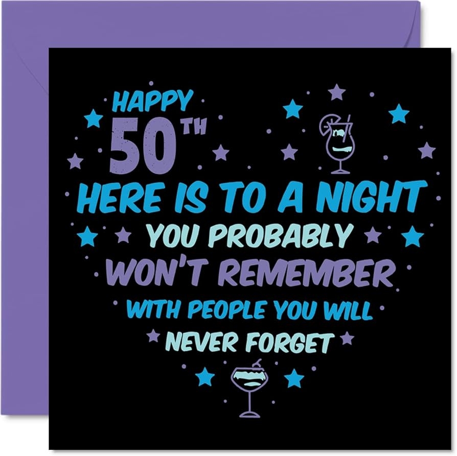 50th birthday wishes male