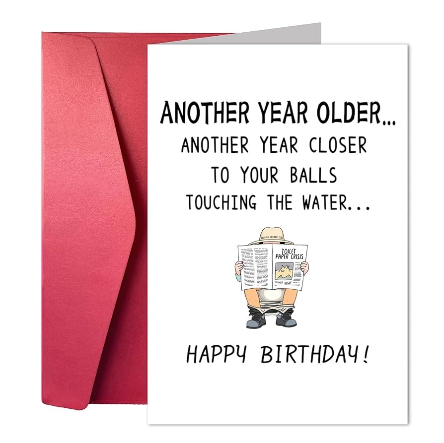 Amazon Funny Birthday Cards For Men Humorous And Loyal Friend Card For Brothers Birthday Greeting Cards For Male Friends Humorous And Funny Cards For Him Office Products