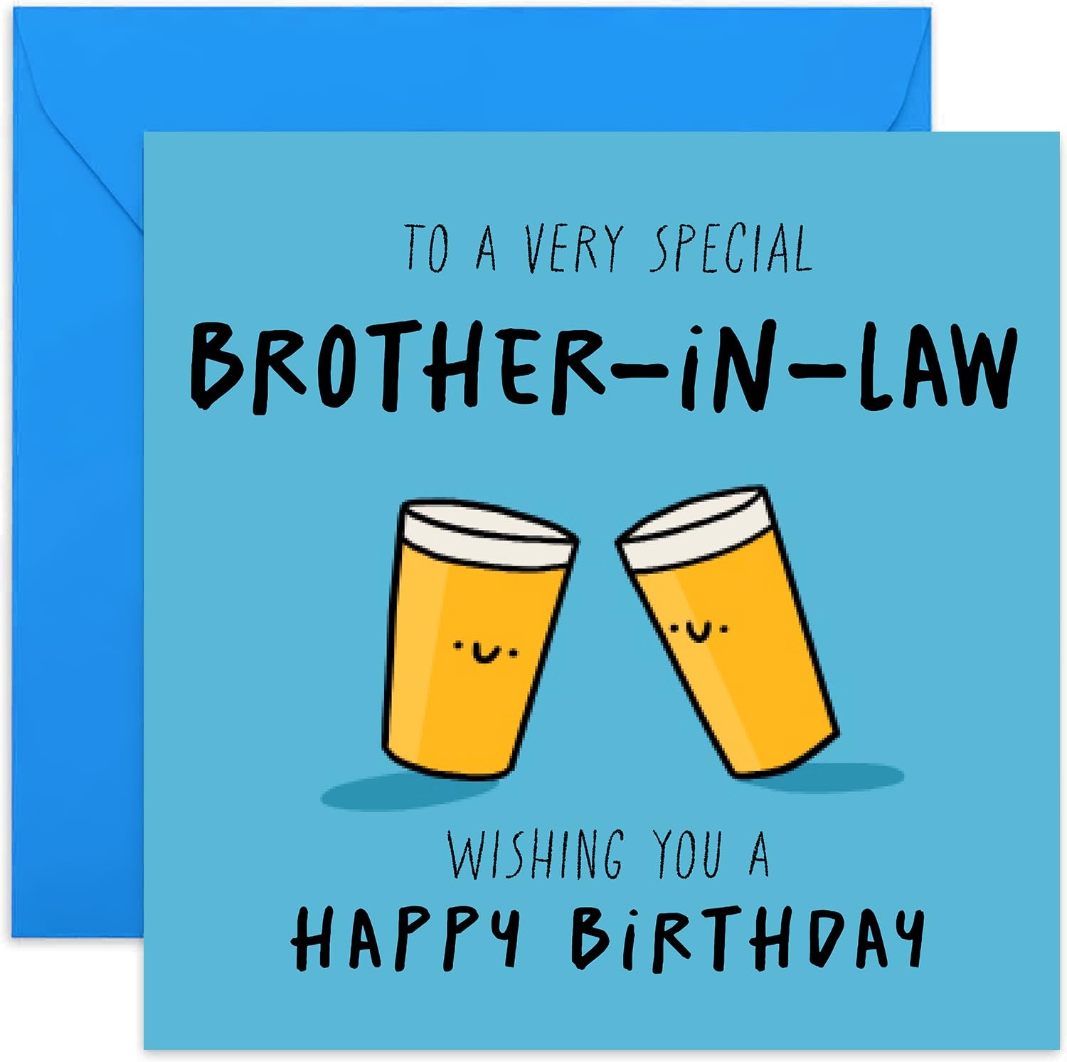 Amazon Funny Brother in law Birthday Card For Him Beer Birthday Card For 30th 40th 50th 60th Cheers To You B day Celebration For Brother In Law Birthday Gift Beer B day