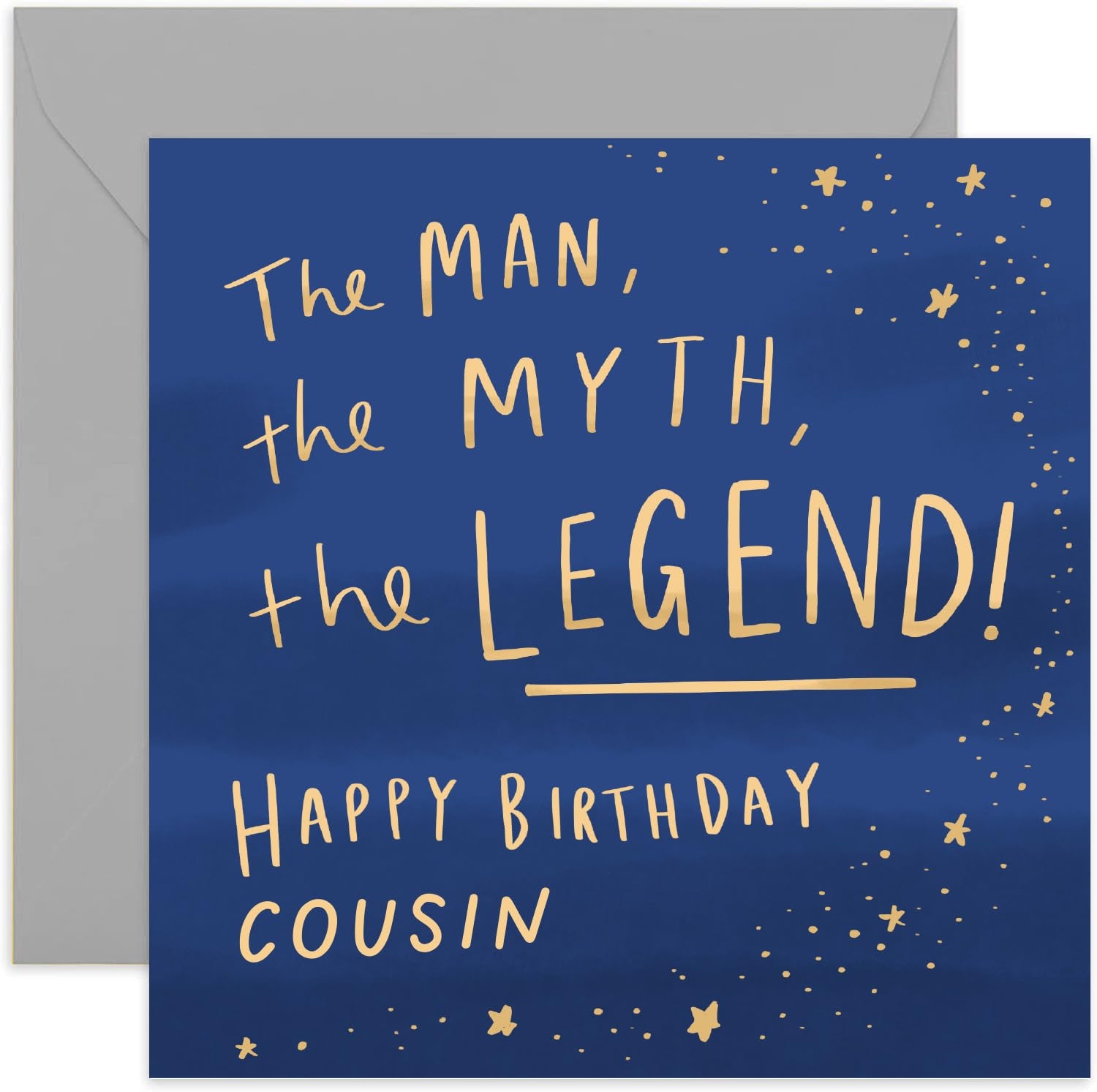 Amazon Old English Co The Man Myth Legend Cousin Card Fun Birthday Card For Men Humorous Birthday Joke For Him Special Birthday Card For Cousin Blank Inside