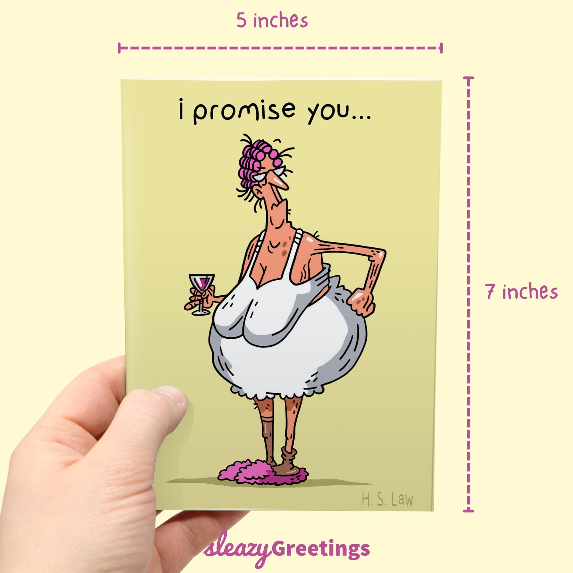 Amazon Sleazy Greetings Funny Birthday Card For Women It Doesn t Get Any Better From Here 5 X 7 Inch Card For Sister Wife Or Mom Office Products