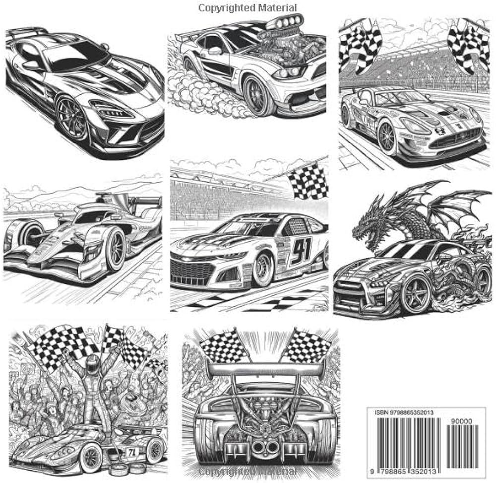 sports car coloring pages