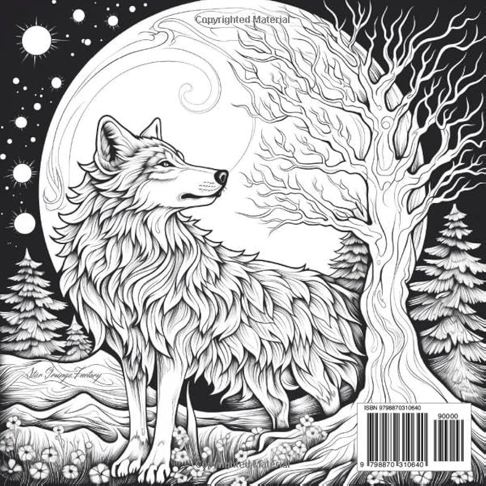 Coloring Pages Of Wolves