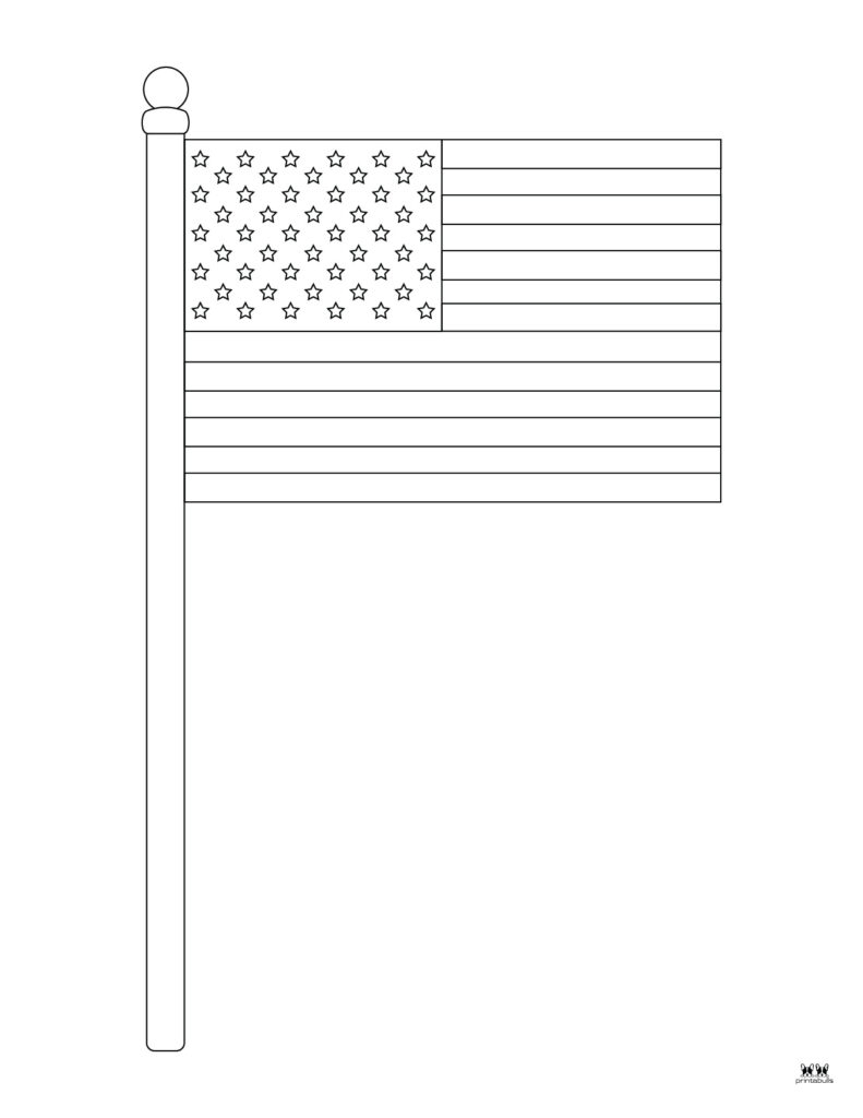 american flag color page american flag color page