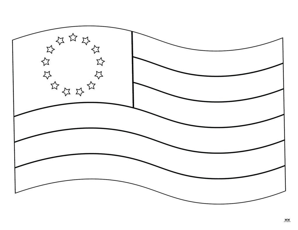 American Flag Coloring Pages Templates 20 FREE Pages Printabulls