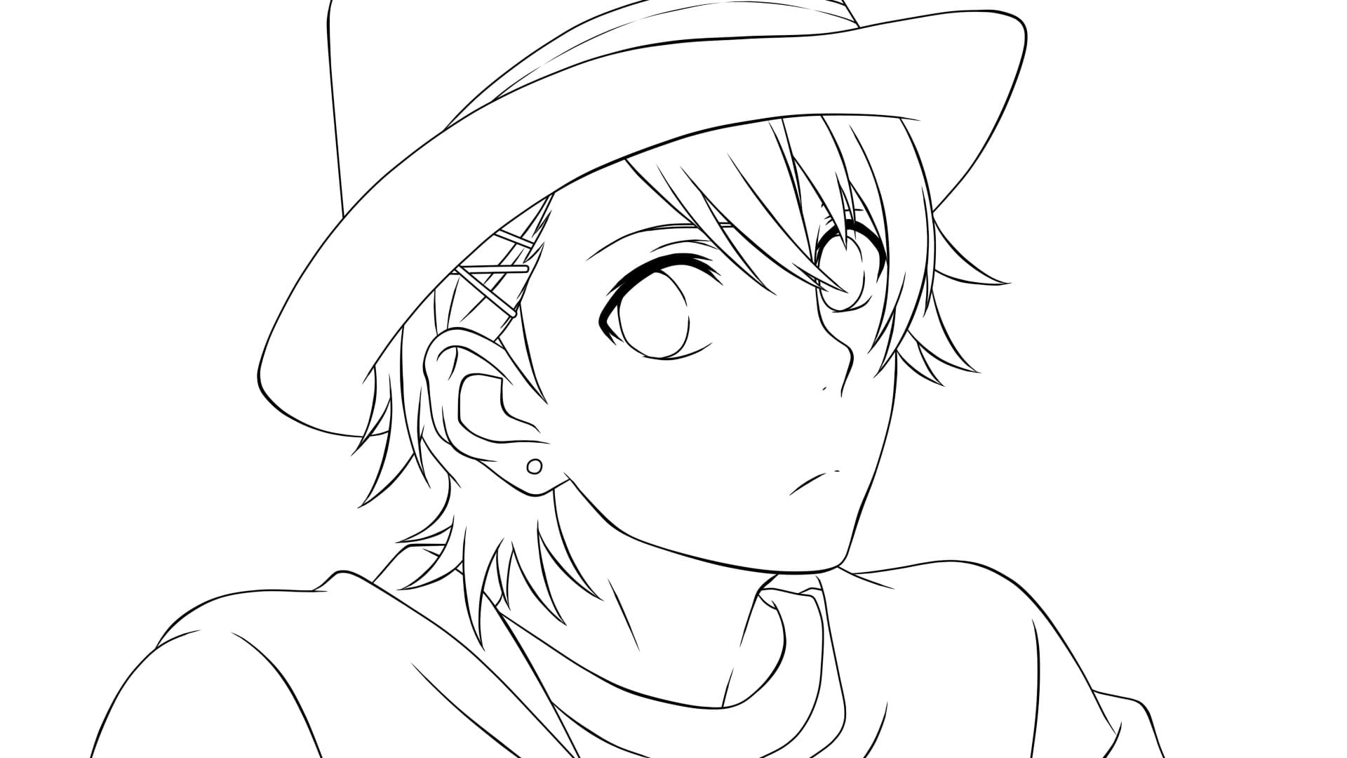 Anime Boys Coloring Pages 110 Pictures Free Printable