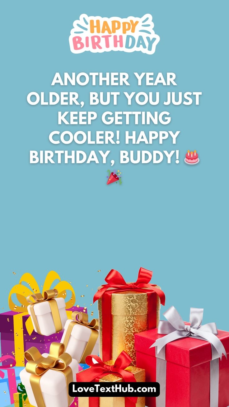 Happy Birthday Buddy Wishes