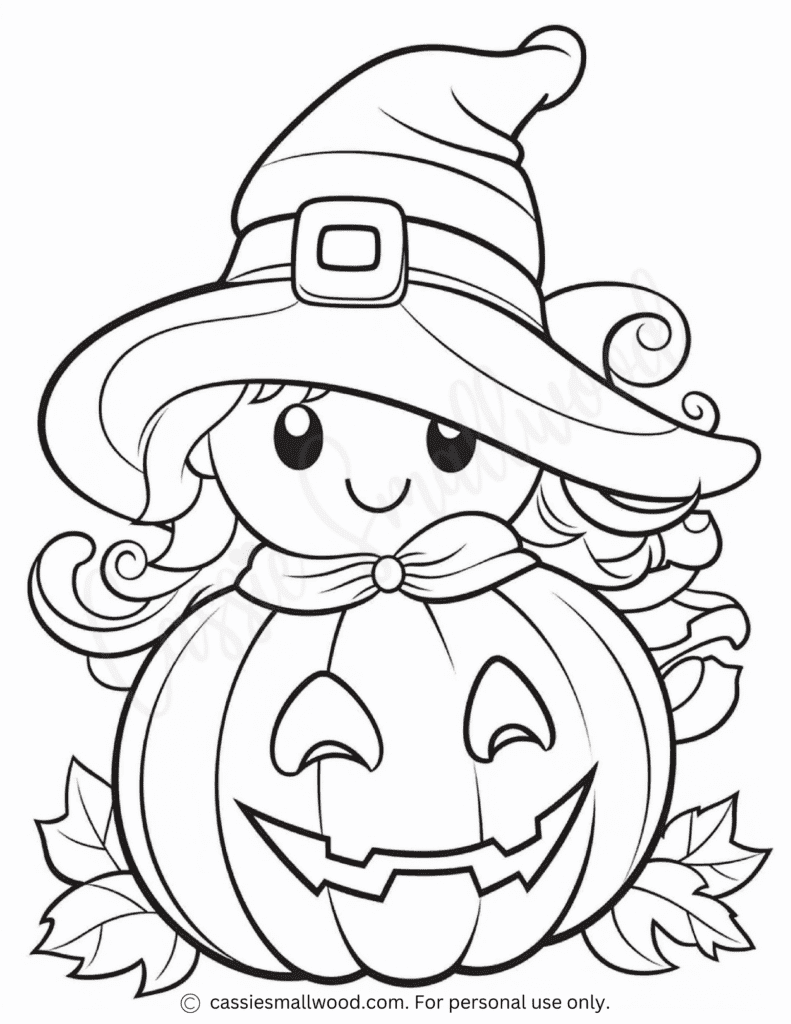 Halloween Witch Coloring Pages