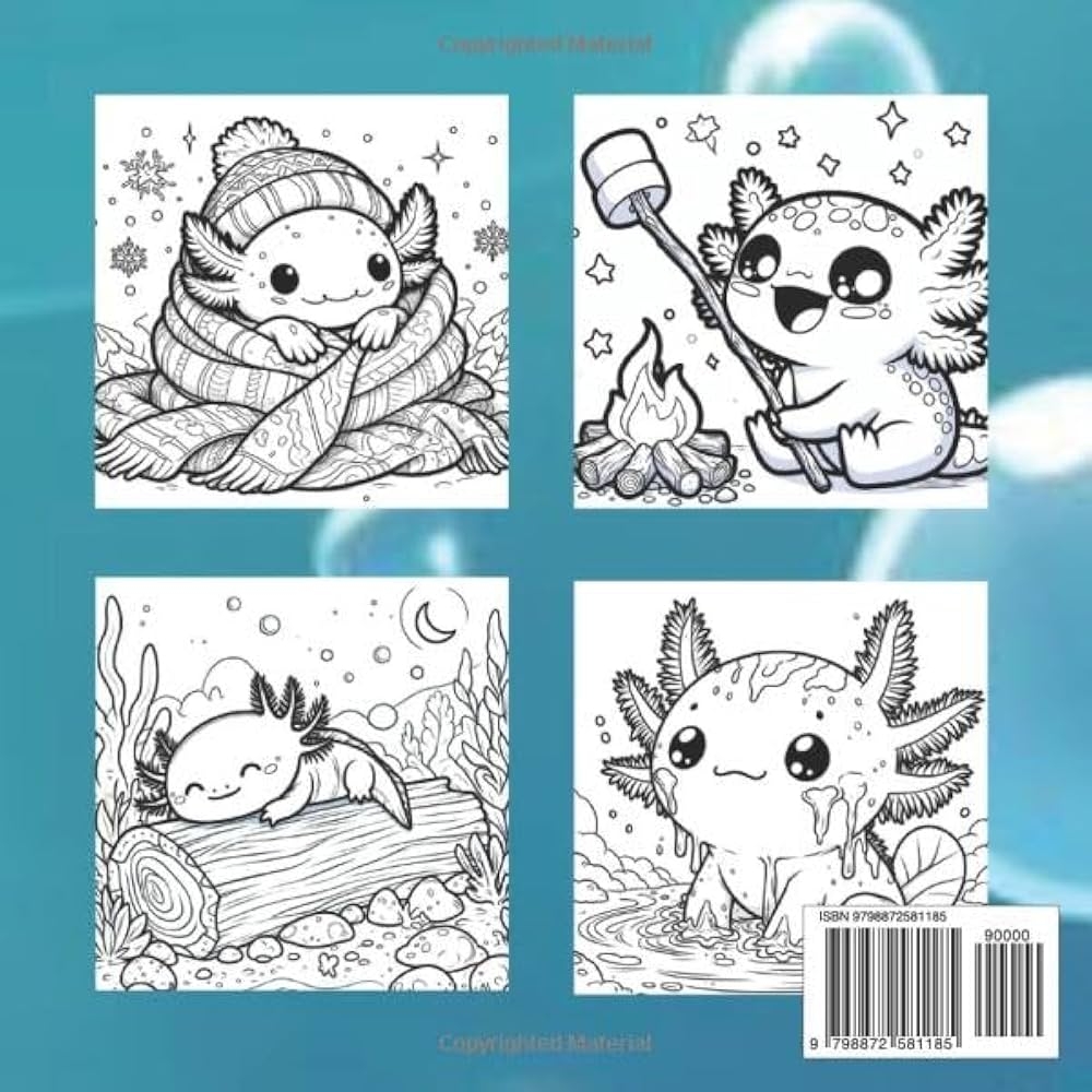 Axolotl Paradise The Cutest Axolotl Coloring Book 50 Unique And Cute Axolotl Coloring Pages For Adults And Kids Relaxing And Stress Free Coloring Book Animal Paradise Coloring Series Zohner Devin 9798872581185 Amazon Axolotl Paradise The Cutest Axolotl Coloring Book 50 Unique And Cute Axolotl Coloring Pages For Adults And Kids Relaxing And Stress Free Coloring Book Animal Paradise Coloring Series Zohner Devin 9798872581185 Amazon