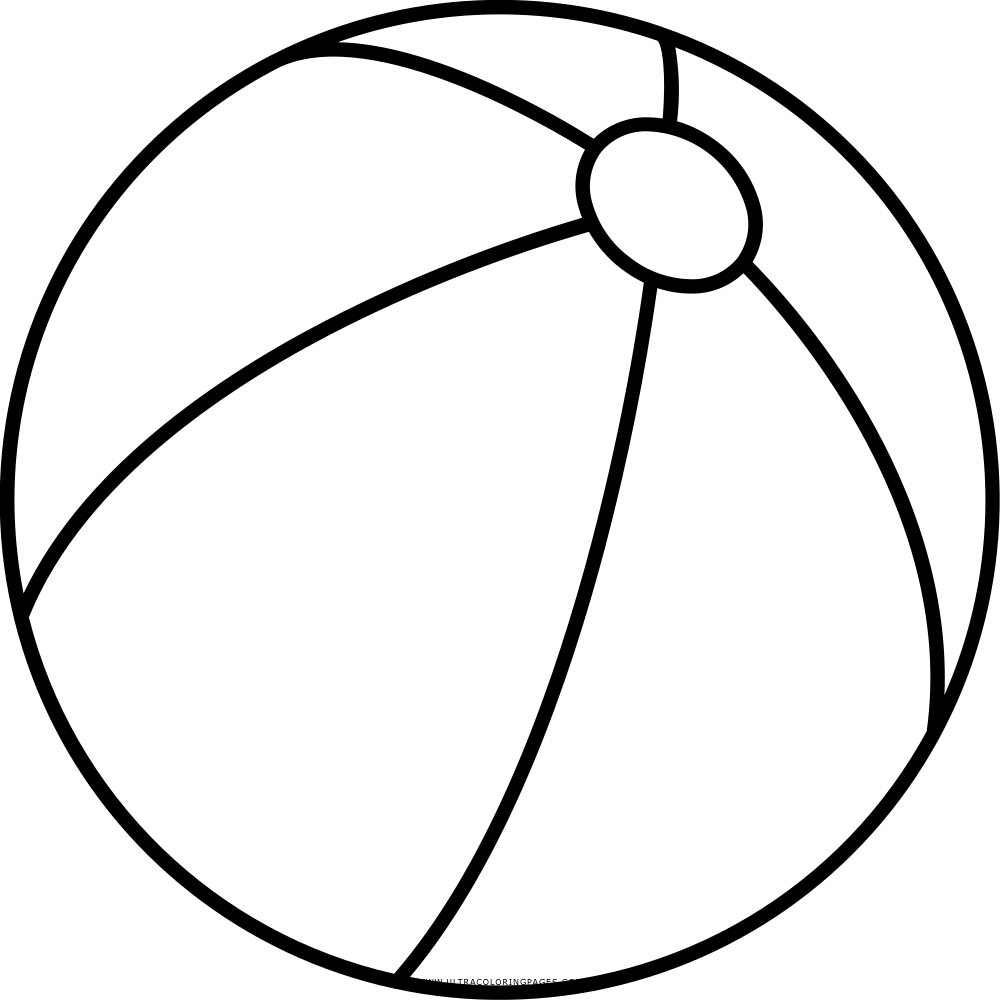 Beach Ball Coloring Page Free Beach Ball Coloring Page For Kids Ultra Coloring Pages