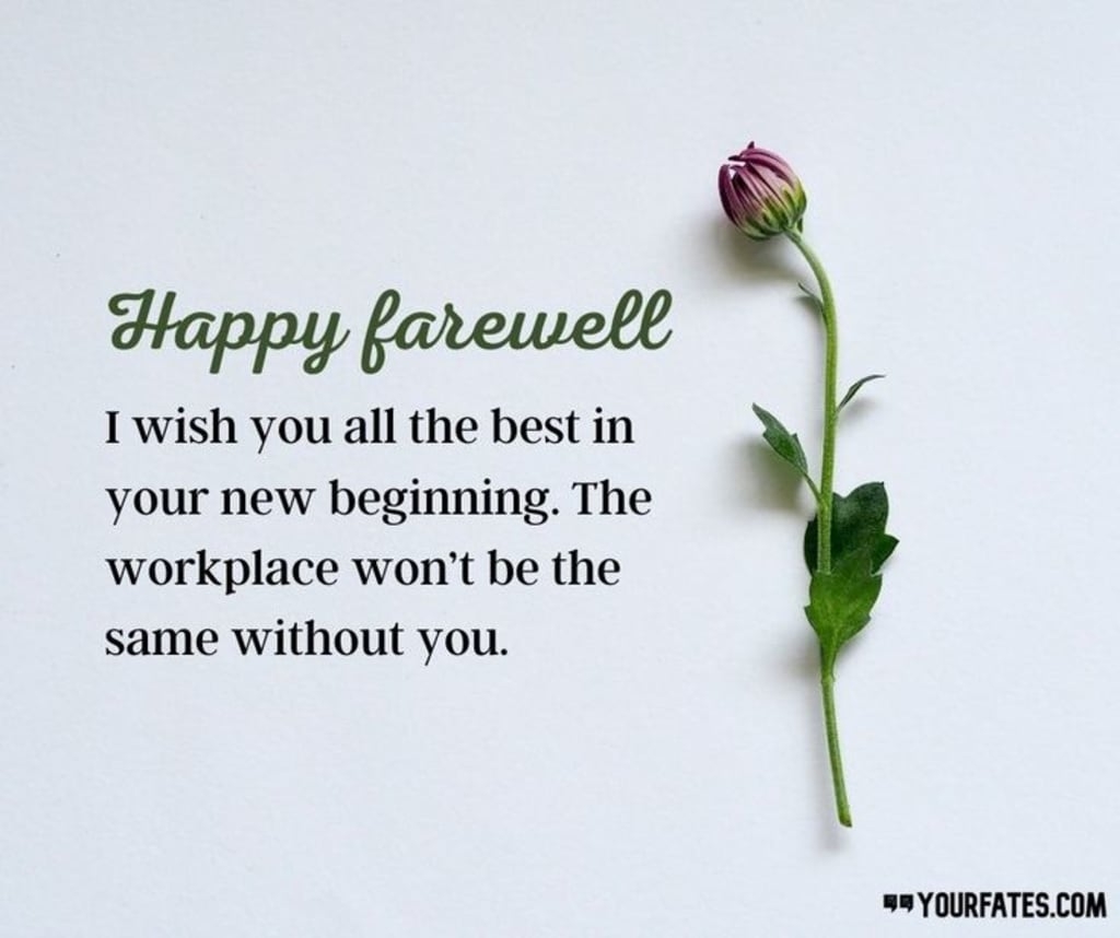 Best Farewell Message To Boss Or Team Leader With Best Wishes Motivation
