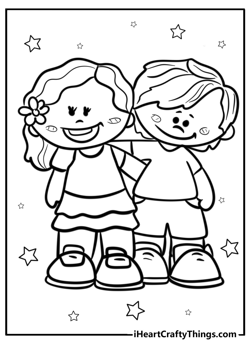 Coloring Pages For Friendship