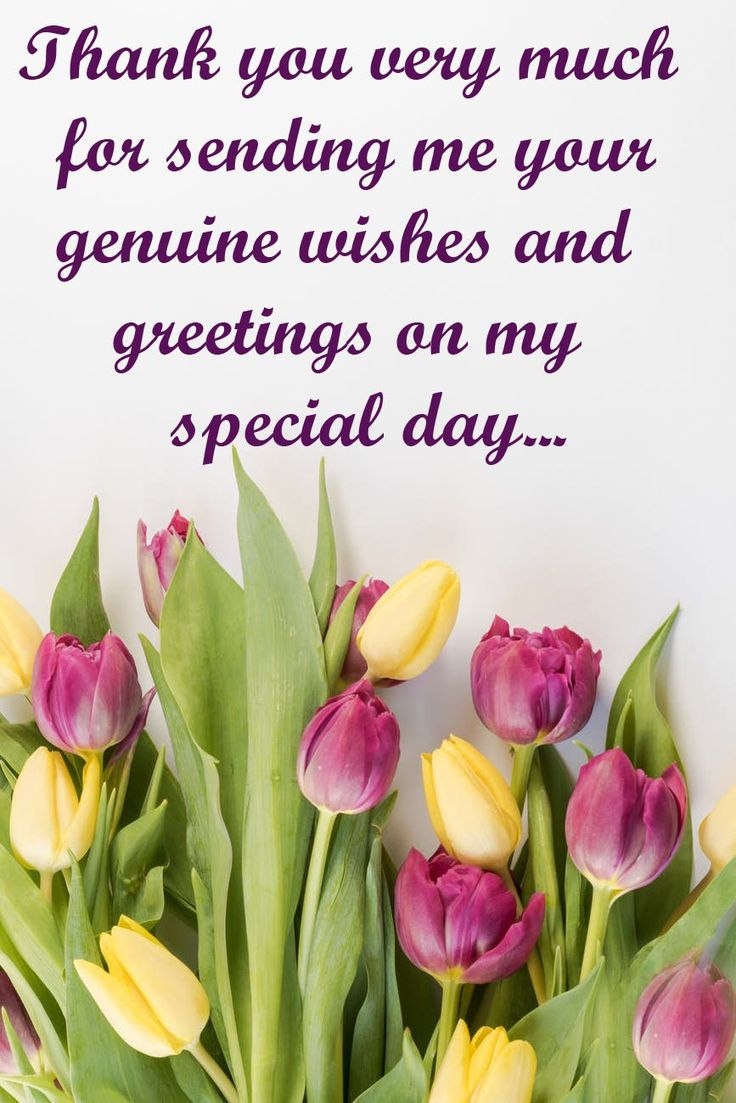 Best Thank You Reply For Birthday Wishes Thank You Messages