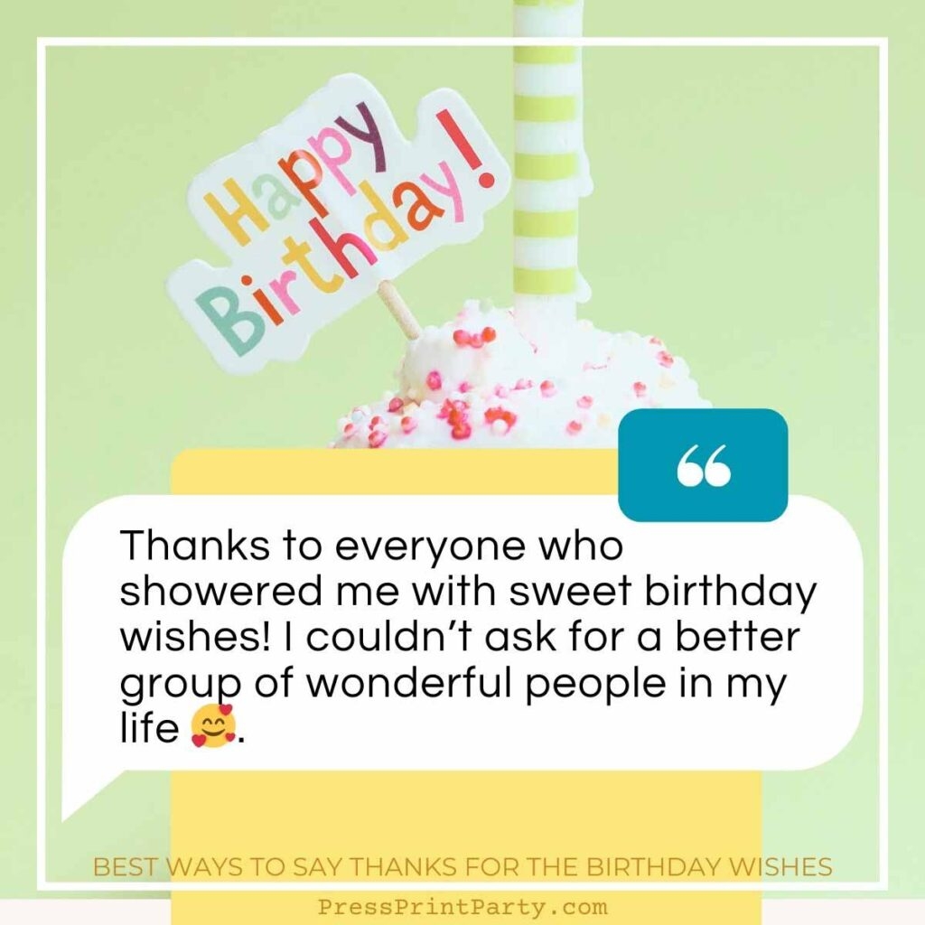 Best Ways To Say Thanks For The Birthday Wishes