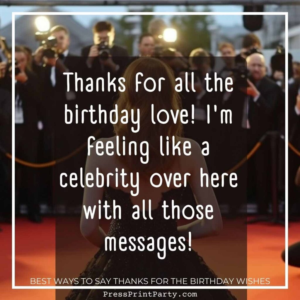 Best Ways To Say Thanks For The Birthday Wishes