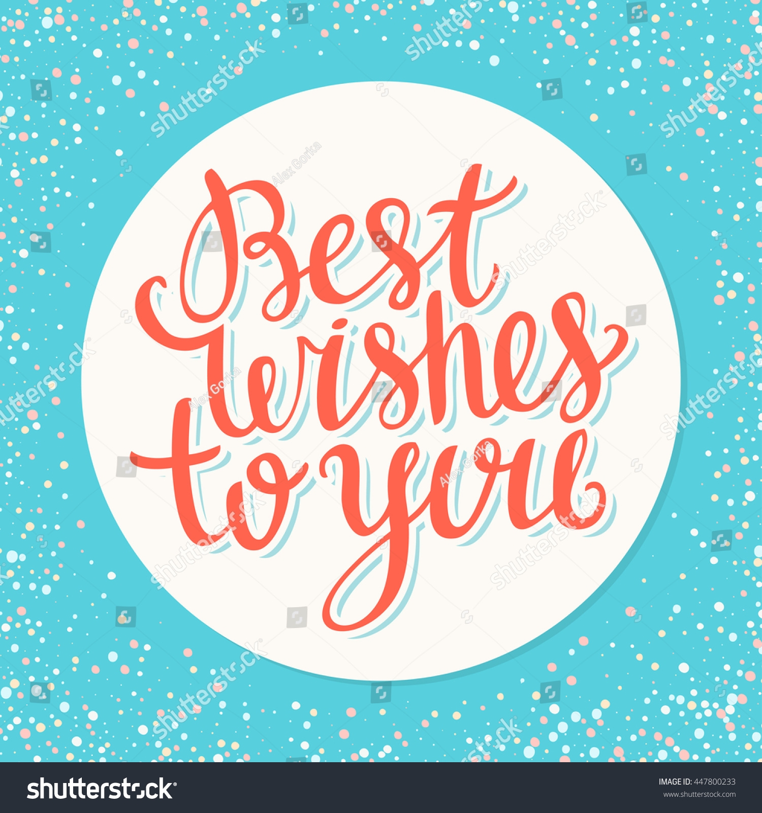 Best Wishes You Farewell Card Stock Vector Royalty Free 447800233 Shutterstock