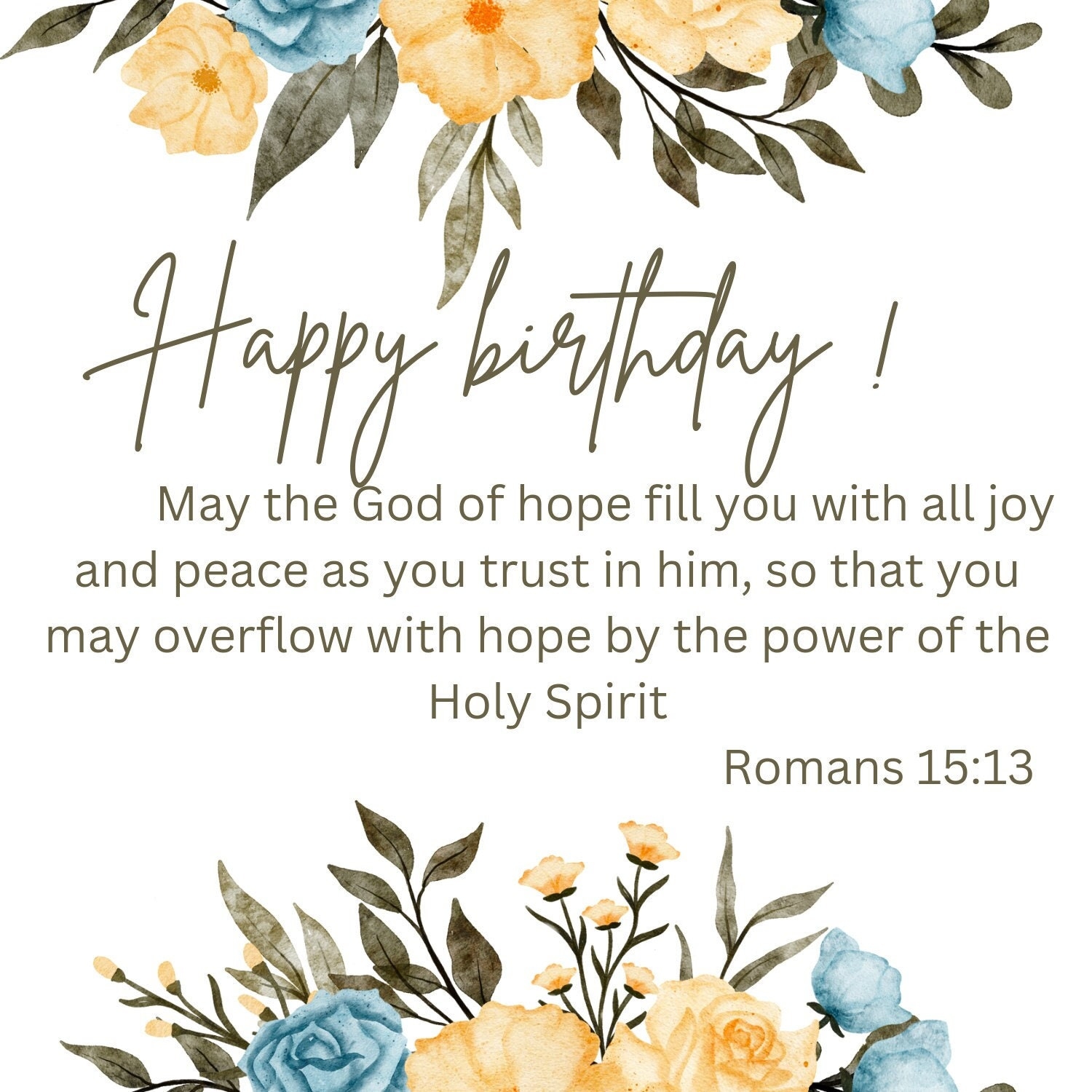 Bible Verse Birthday Card Etsy Bible Verse Birthday Card Etsy