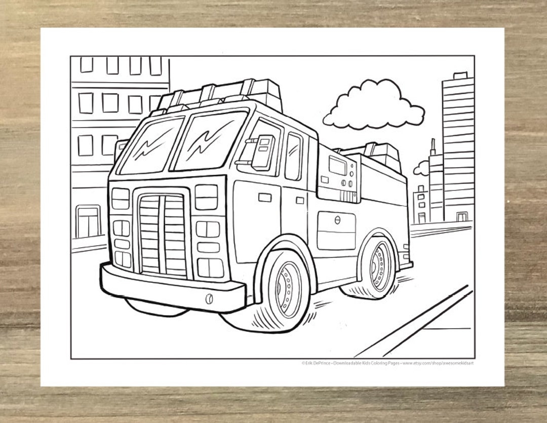 fire truck coloring sheets fire truck coloring sheets