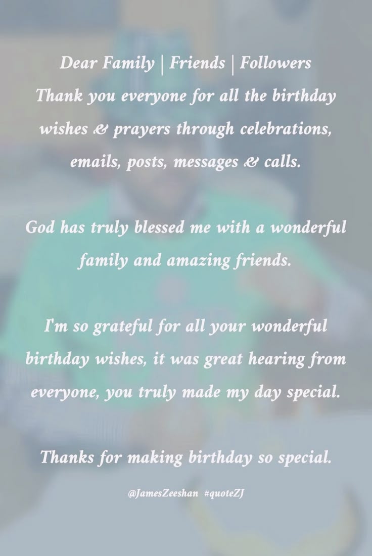 thank you family and friends for the birthday wishes thank you family and friends for the birthday wishes