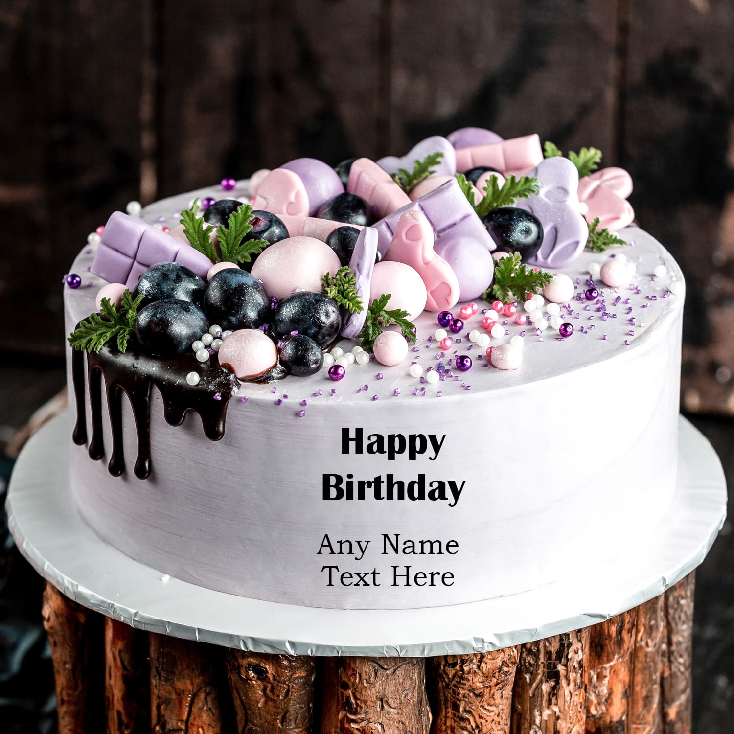 Birthday Cake With Name Winni Cakes And More