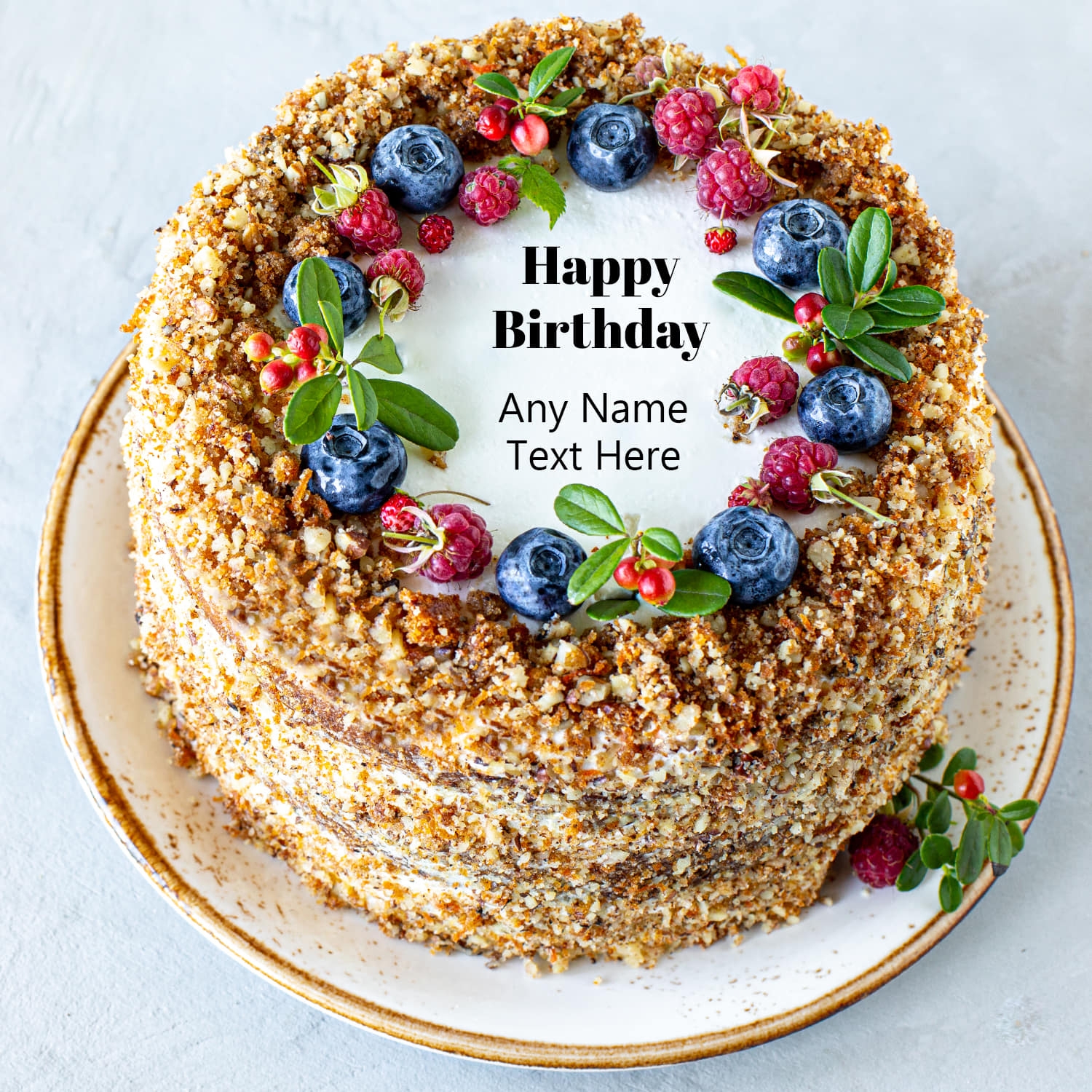 Birthday Cake With Name Winni Cakes And More