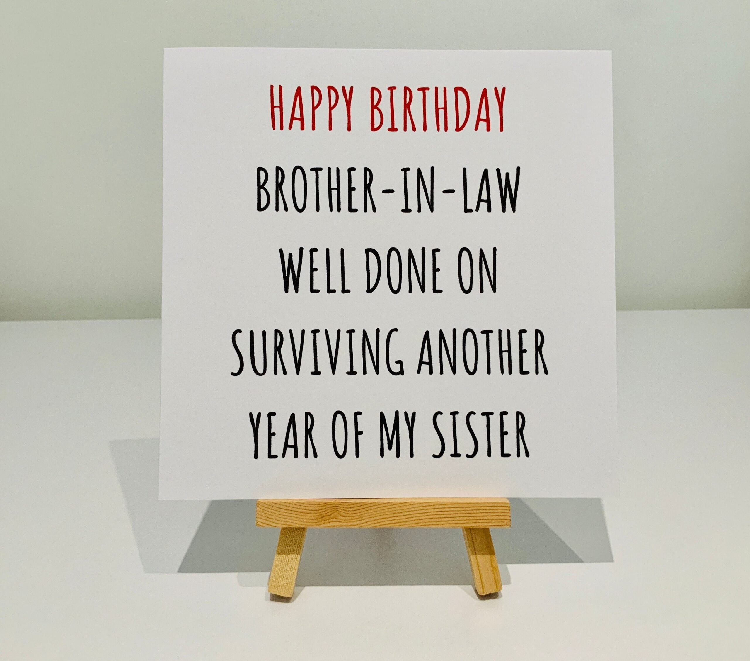 funny birthday wishes brother in law