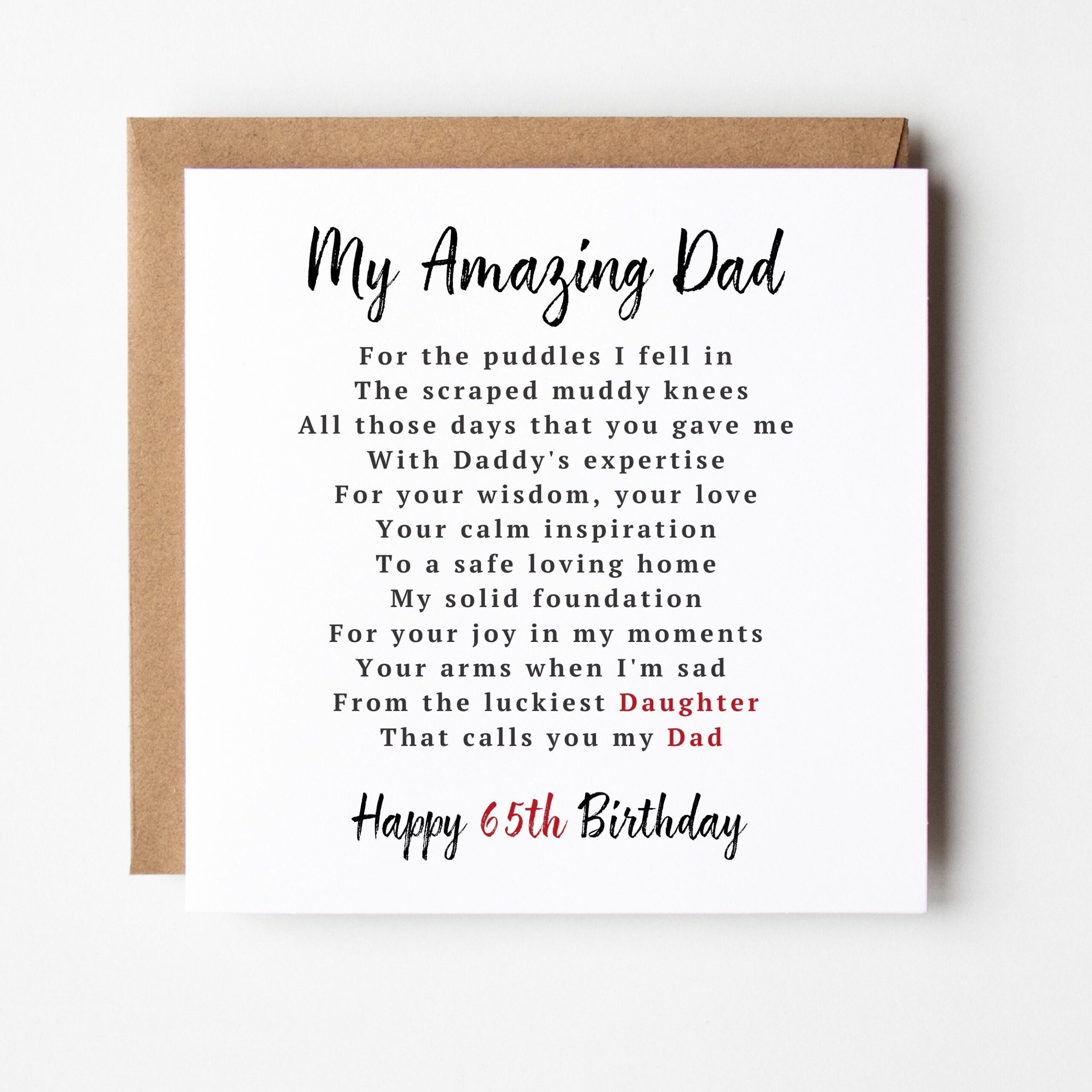 birthday wishes for a father from a daughter birthday wishes for a father from a daughter