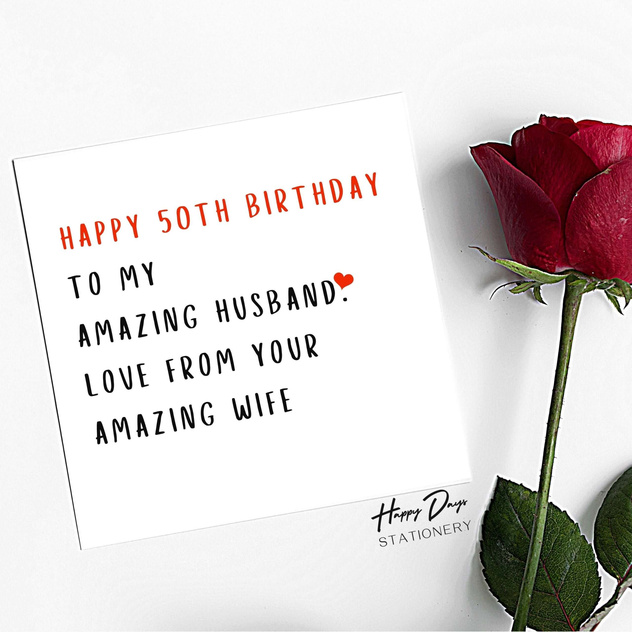 Birthday Message What To Get My Husband For His 50th Birthday 50th Birthday Wishes For Husband