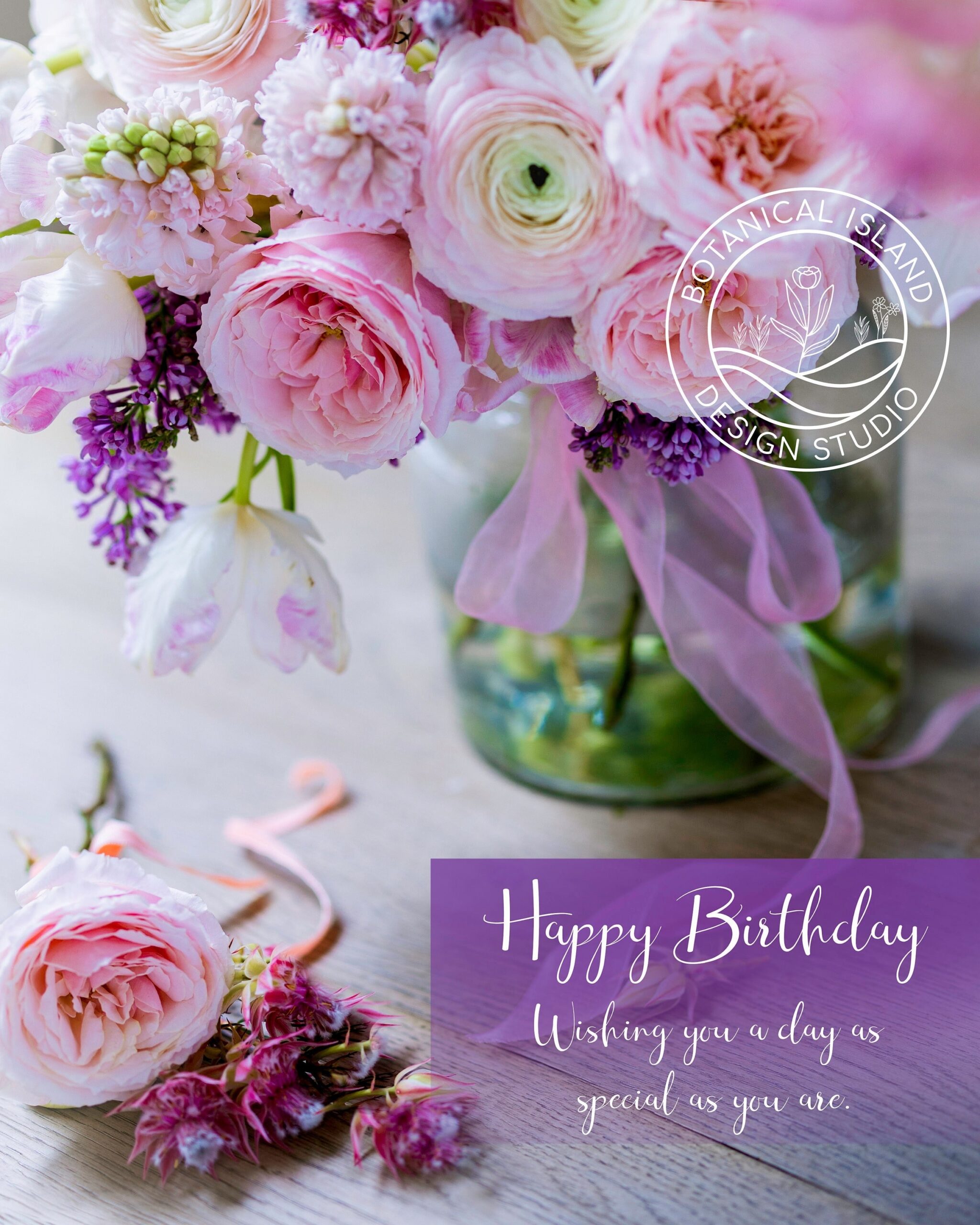 Birthday Mockup Birthday Wish Ecard Floral Ecard Flower Mockup Birthday Ecard Birthday E greeting Floral Mockup Digital Download JPG Etsy