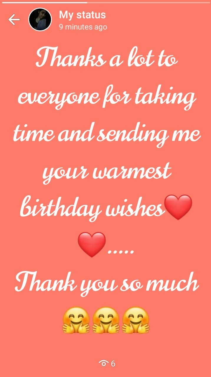 thank you all the birthday wishes thank you all the birthday wishes