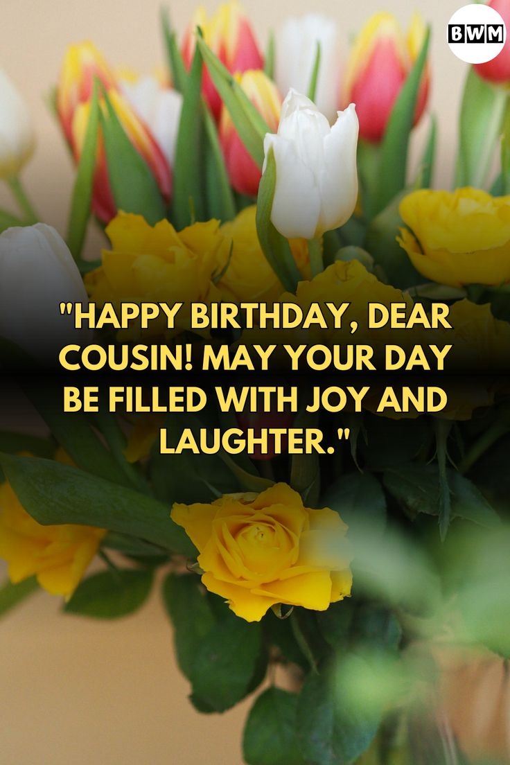 short birthday wishes for cousin female