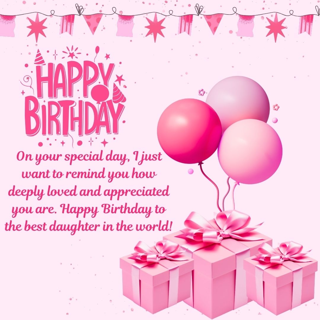 Birthday Wishes For Daughter Sweet Sentimental Loving Messages For Your Princess BestGrafix