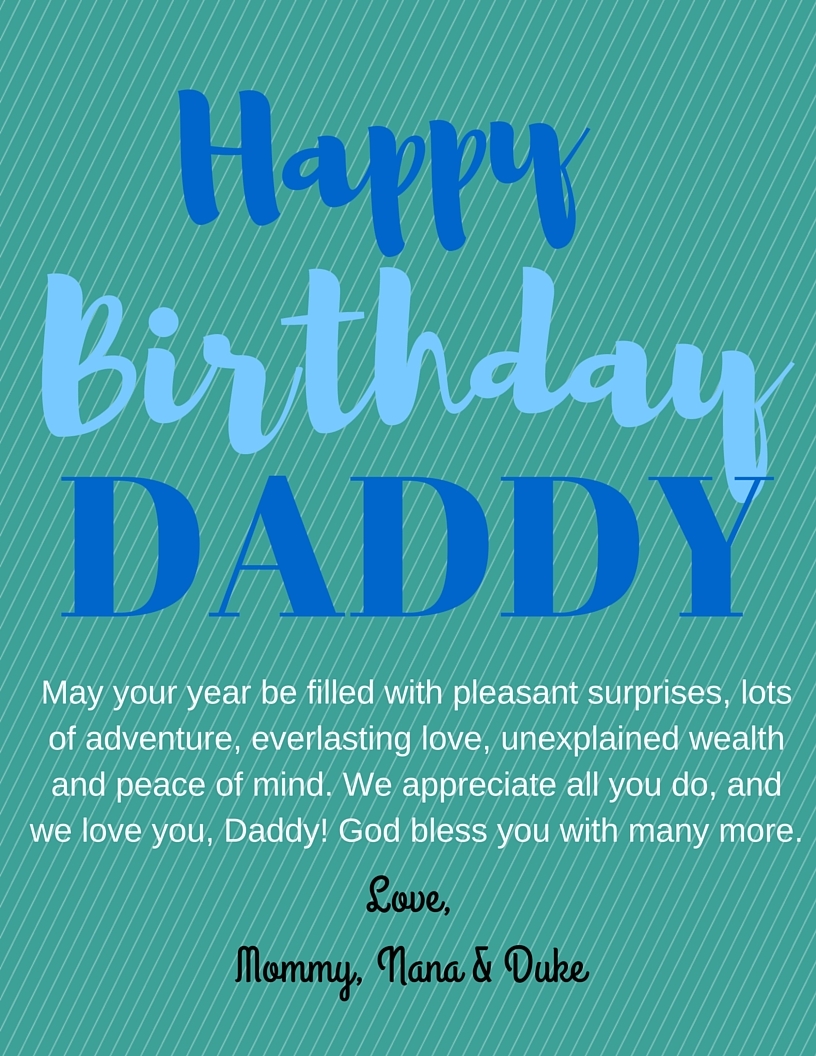 Birthday Wishes For Father And Husband