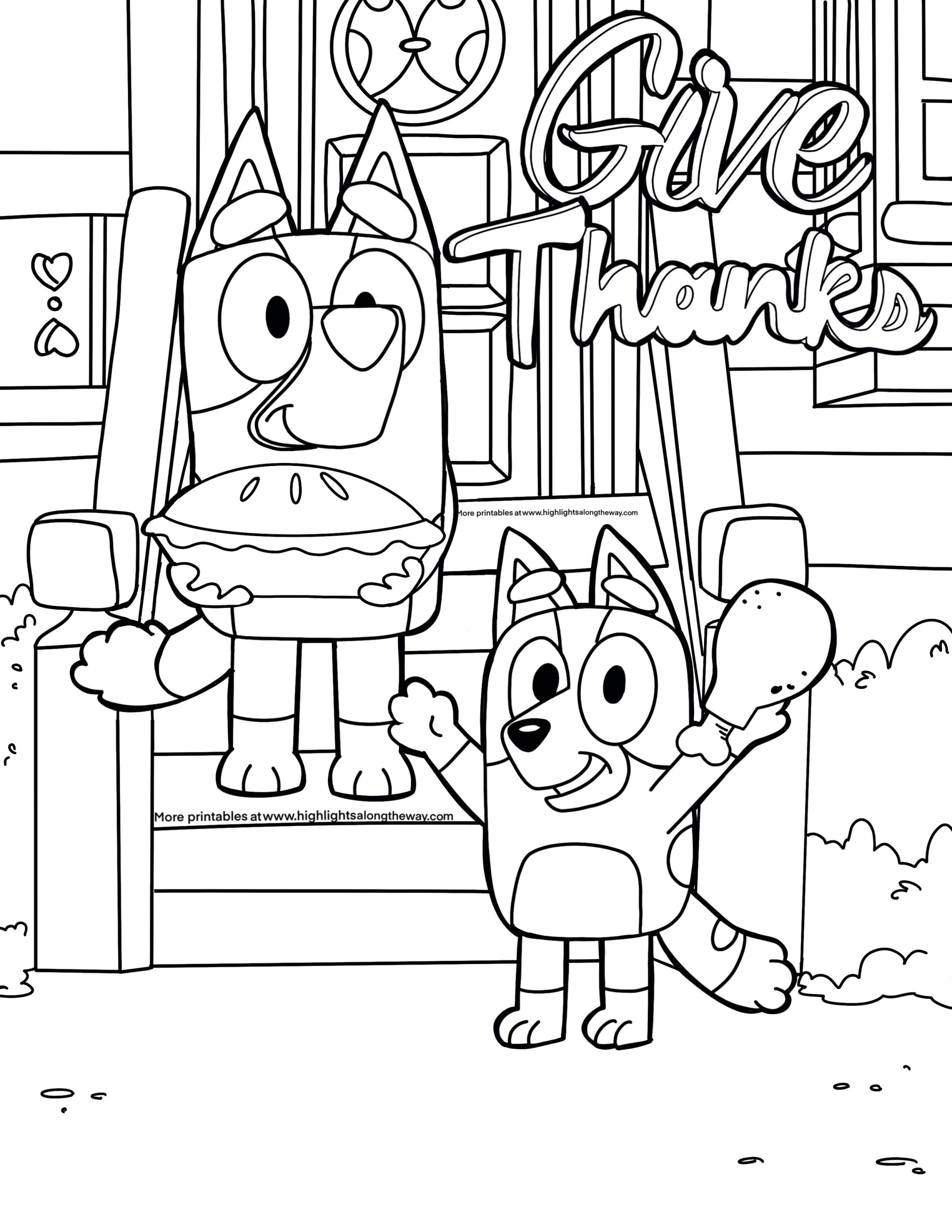 coloring worksheets for thanksgiving