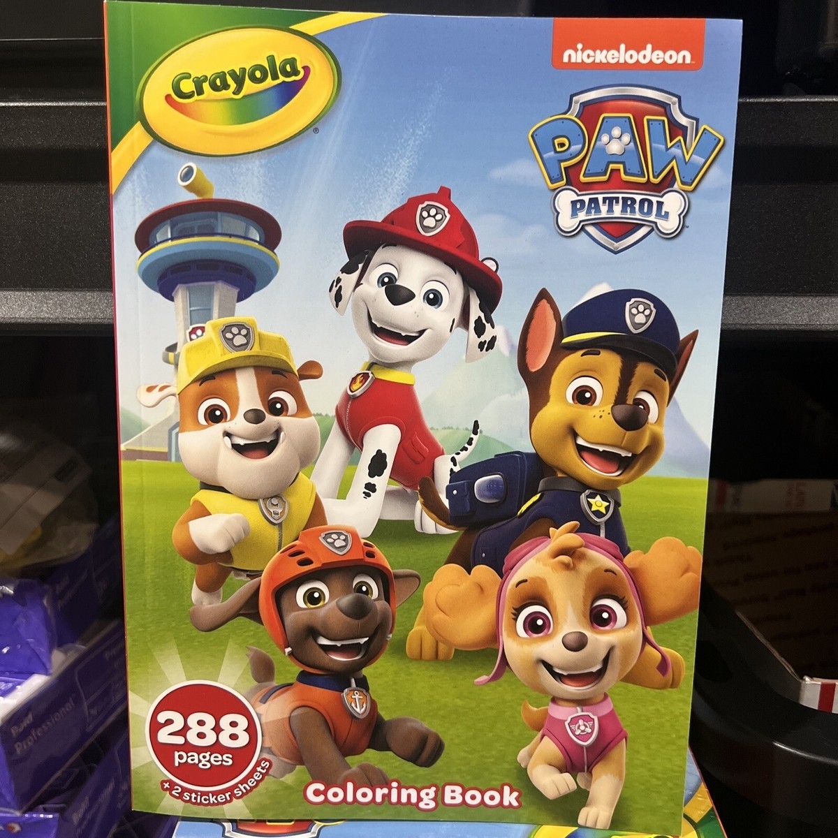 paw patrol coloring book