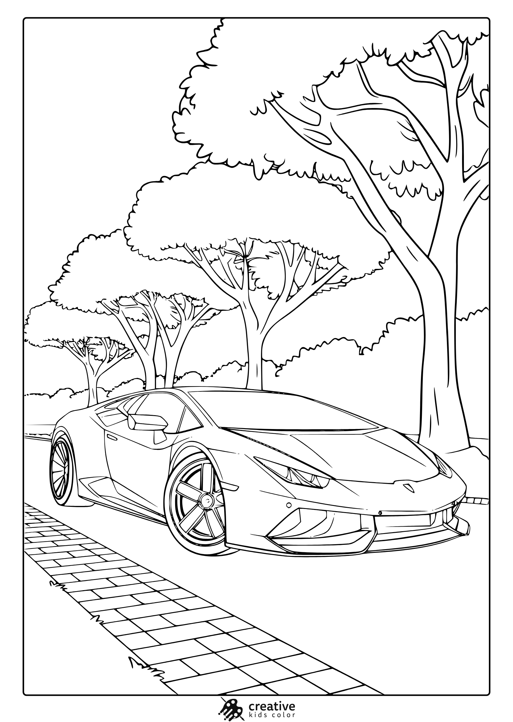 Car Coloring Pages 30 Free Printable PDF 